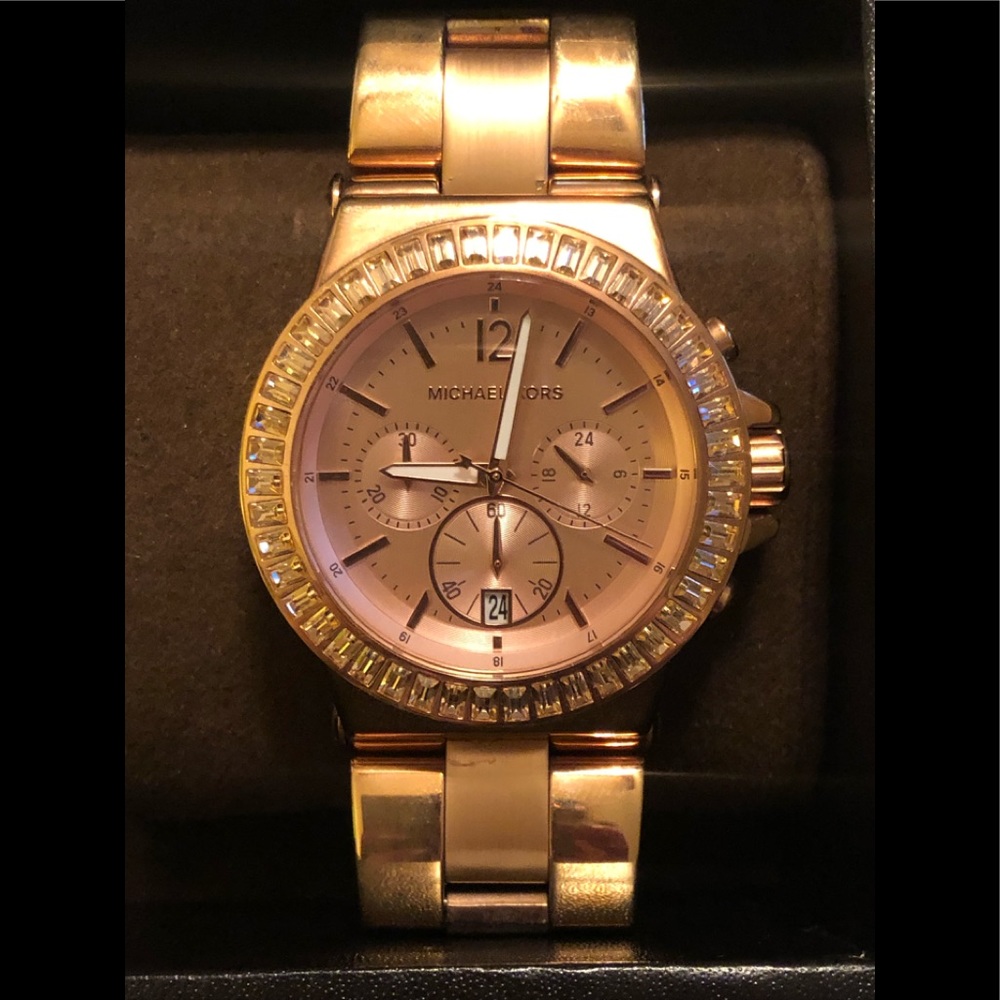 Michael Kors rose gold watch